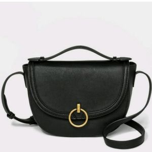 Saddle Handbag with Ring